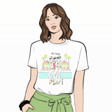 Girls Weekend Palm Springs Crewneck Short Sleeve Graphic T Shirt