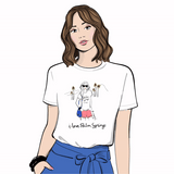 i love Palm Springs Crewneck Short Sleeve Graphic T Shirt