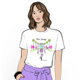 Palm Springs Biking Crewneck Short Sleeve Graphic T Shirt