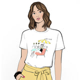 Palm Springs Pool Party Crewneck Short Sleeve Graphic T Shirt