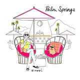 Palm Springs Cheers to Brunch Crewneck Graphic Tee - Rappi Palm Springs