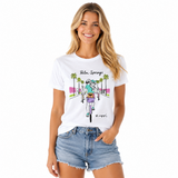 Palm Springs Biking Crewneck Short Sleeve Graphic T Shirt