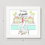 Girl's Weekend - Matted Art Print 8" x 10"