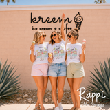 Girls Weekend Palm Springs Crewneck Short Sleeve Graphic T Shirt