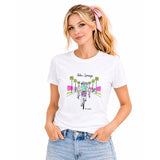 Palm Springs Biking Crewneck Short Sleeve Graphic T Shirt
