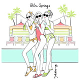 Girl's Weekend - Matted Art Print 8" x 10"