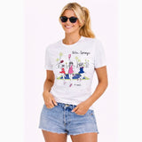 Palm Springs Pickleball Crewneck Short Sleeve Graphic T Shirt