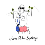 I Love Palm Springs - Matted Art Print 8" x 10"