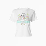 Girls Weekend Palm Springs Crewneck Short Sleeve Graphic T Shirt