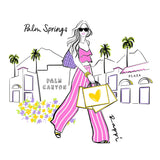 Palm Springs Palm Canyon Crewneck Graphic Tee - Rappi Palm Springs