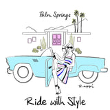 Palm Springs Ride with Style Muscle Graphic Tee - Rappi Palm Springs