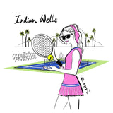Indian Wells Tennis Garden Crewneck Graphic Tee - Rappi Palm Springs