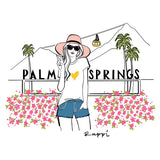 Palm Springs Tramway Crewneck Graphic Tee - Rappi Palm Springs